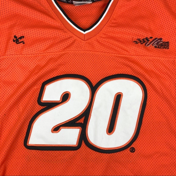 Vintage Chase Authentics NASCAR Tony Stewart 20 Orange Jersey Men’s Size XL - Picture 4 of 10